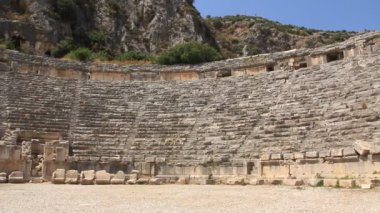 Antik Yunan-Roma amfi. Myra eski adı - demre Türkiye