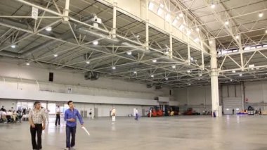 geniş bir sergi salonu