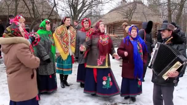Festival de crêpes. Chanson populaire ukrainienne unique — Video
