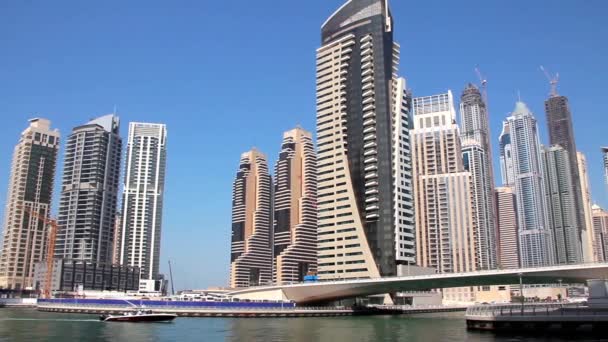 Dubai-Stadt — Stockvideo