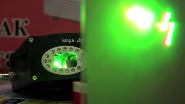 Promień lasera — Wideo stockowe
