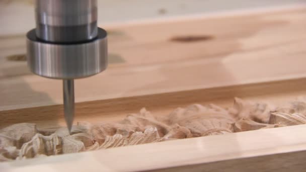 Programmable woodworking machine-tool — Stock Video