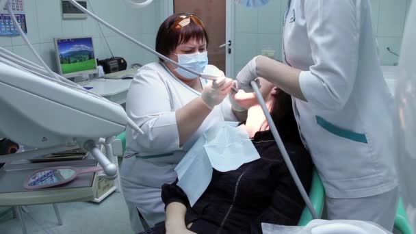 Стоматологическая служба — стоковое видео