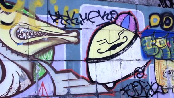 Graffiti — Stockvideo