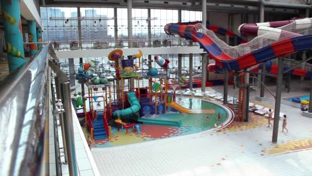 Aquapark — Stockvideo