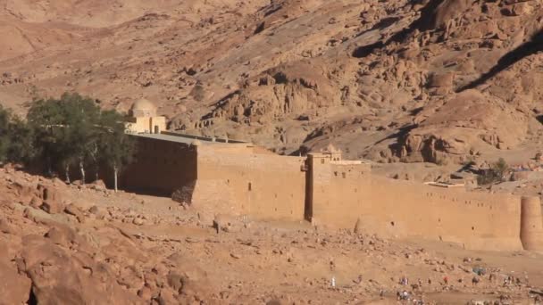 Monasterio de Santa Catalina. Península del Sinaí. Egipto — Vídeo de stock