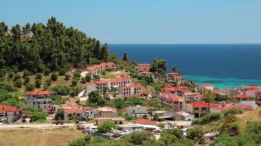 Nea skioni Köyü, kassandra Yarımadası, chalkidiki, Yunanistan