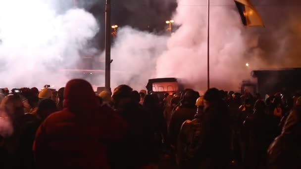 Protesta antigubernamental — Vídeos de Stock