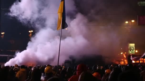 Protesto anti-governo — Vídeo de Stock