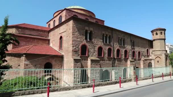 Tempel der Hagia Sophia — Stockvideo