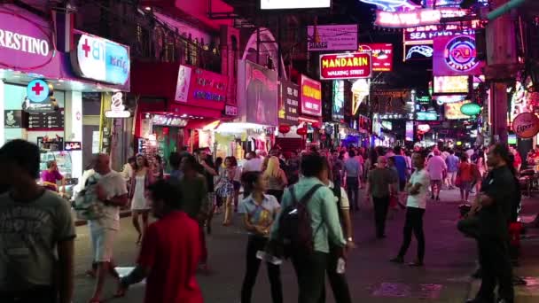 Walking street — Stockvideo