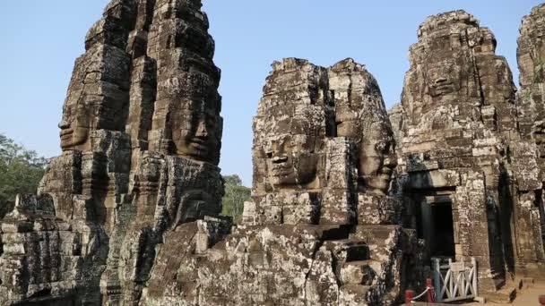 Complesso tempio Khmer — Video Stock