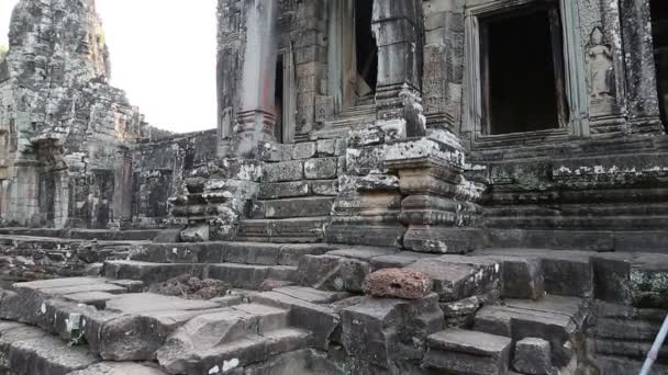 Angkor thom tempel komplex — Stockvideo