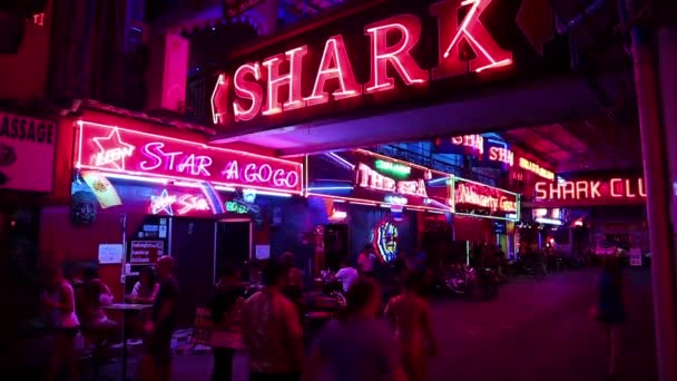 Barrio Rojo en Pattaya — Vídeos de Stock