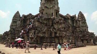 insanlar angkor wat Tapınağı, siem reap, Kamboçya