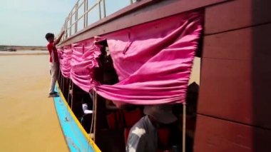 gemi yelken tonle sap Gölü, Kamboçya
