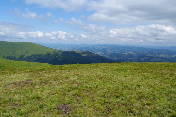 Carpathian Mountains Ukraine Polonina Borzhava Mountain Range — Stock Photo, Image