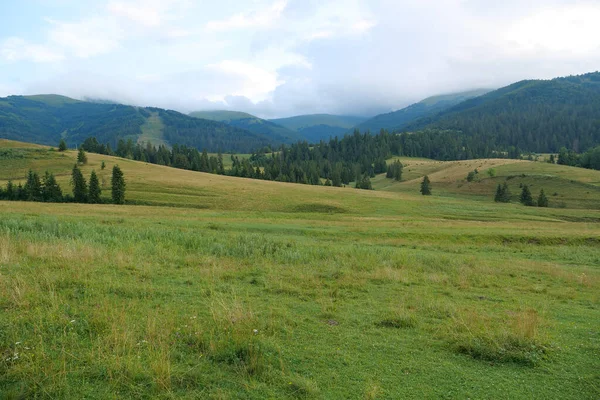 Beautiful Carpathian Mountains Ukraine Polonina Borzhava Mountain Ridge — Stock Photo, Image