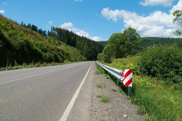 Νέος Δρόμος Στα Καρπάθια Όρη Ουκρανία — Φωτογραφία Αρχείου