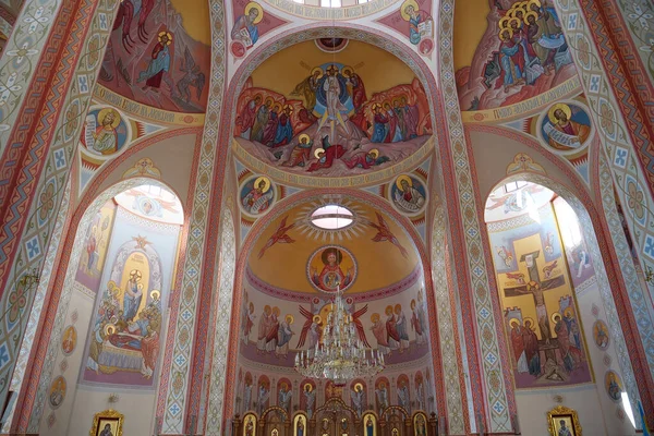 Kolomyia Ukraine Agustus 2022 Interior Cathedral Transfiguration Christ Ukrainian Greek — Stok Foto
