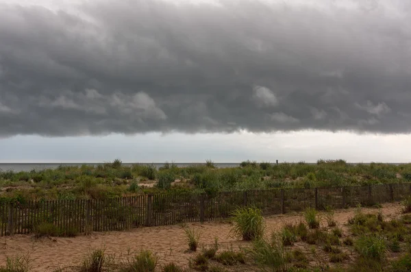 Shelf Cloud Over Beach — Stock Photo, Image