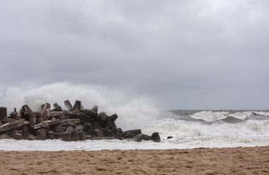 new jersey shore kumlu kasırga yaklaşıyor