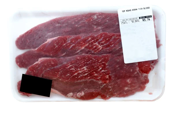 Steak, syrové — Stock fotografie
