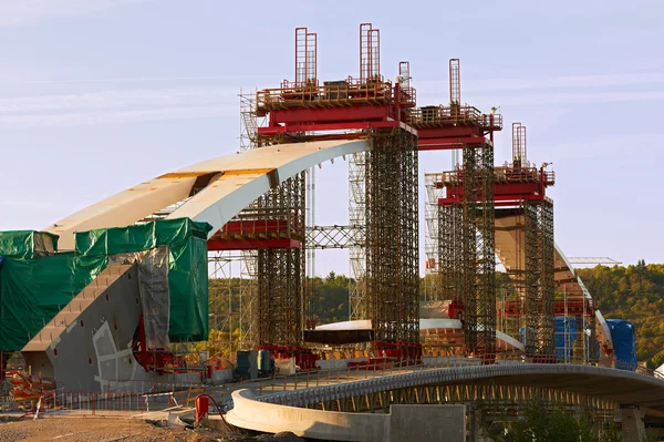 Construção da ponte Fotografia De Stock