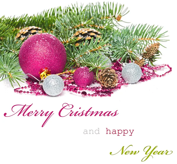 Christmas greeting card — Stock Photo, Image