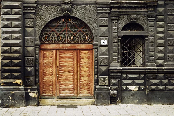 Casa Negra, Lviv Imagem De Stock