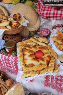 lezzetli ev yapımı Noel ekmek