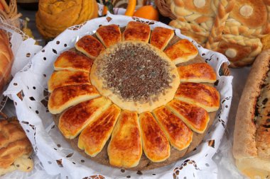 lezzetli ev yapımı Noel ekmek