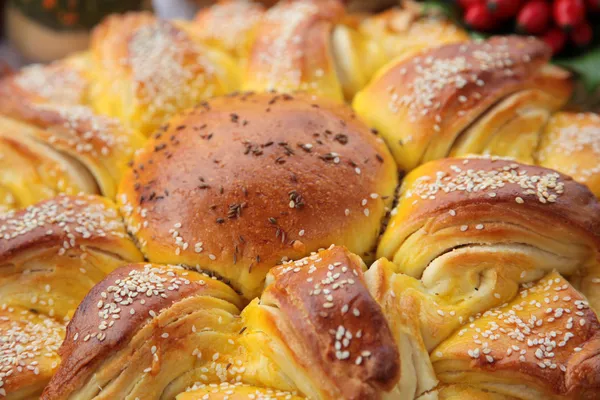Closeup of delicious homemade bread — Stock Photo, Image