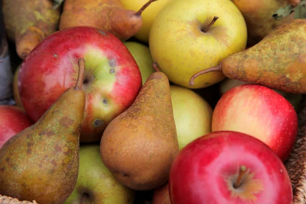 Apples and pears — Stock Photo, Image