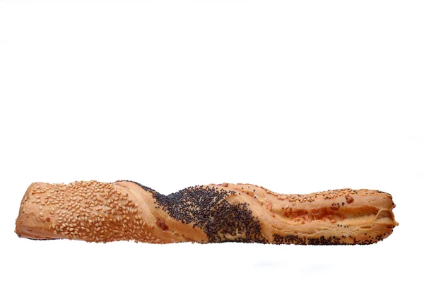 Loaf with sesame and poppy seeds — Stock Photo, Image