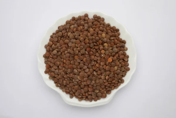 Brown Lentils — Stock Photo, Image