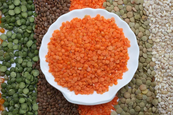 Red Lentils — Stock Photo, Image