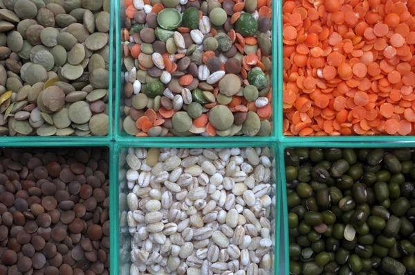 豆および穀物 — ストック写真