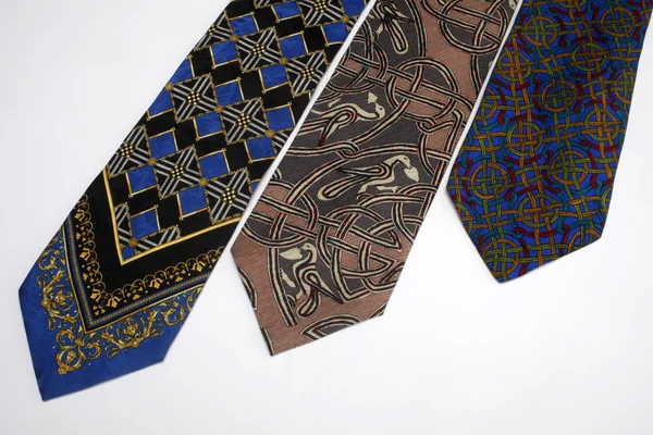 Selection of different colored ties — Stock Photo, Image