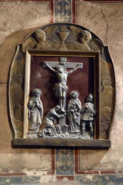Σταύρωση - ο Ιησούς πεθαίνει πάνω στο σταυρό — Φωτογραφία Αρχείου
