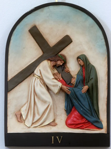 4th Stations of the Cross — Stock Photo, Image