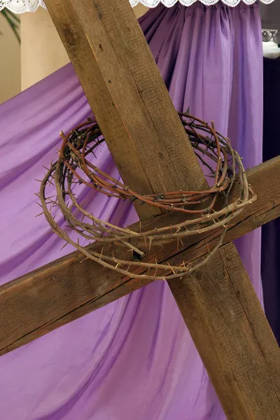 Símbolos de la Pasión de Jesús, Corona de espinas —  Fotos de Stock