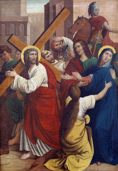 4th Stations of the Cross — Stock Photo, Image