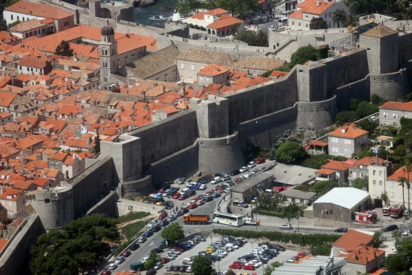 Dubrovnik old town city walls — Stock Photo, Image