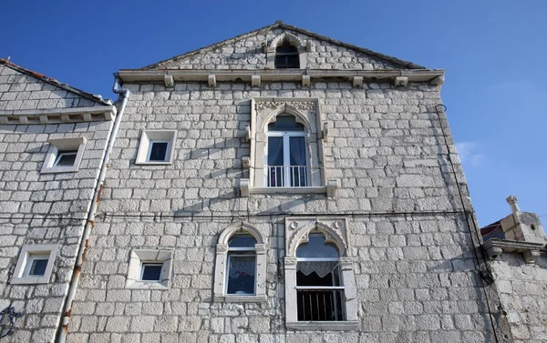 Alte historische haus in orebic, kroatien — Stockfoto