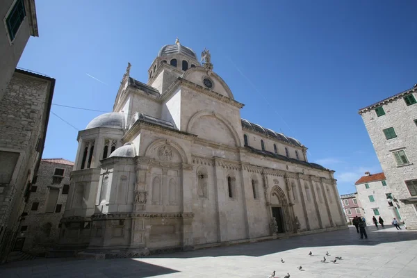 Šibenik, Horvátország Szent Jakab székesegyház — Stock Fotó