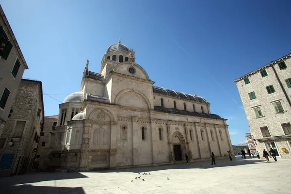 Cattedrale di San Giacomo a Sibenik, Croazia — Foto Stock