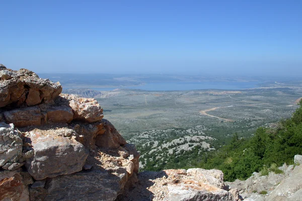 Cliff sulla montagna Velebit - Croazia — Foto Stock