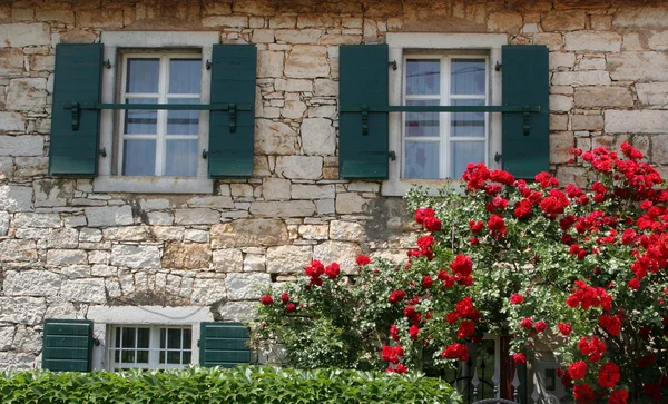Typische landelijke huis villa in Istrië, Kroatië. — Stockfoto