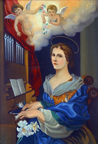 Saint Cecilia — Stock Photo, Image